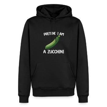 Zucchini Halloween - Männer Premium Bio Hoodie - Schwarz - Vorne - Nico (187cm)
