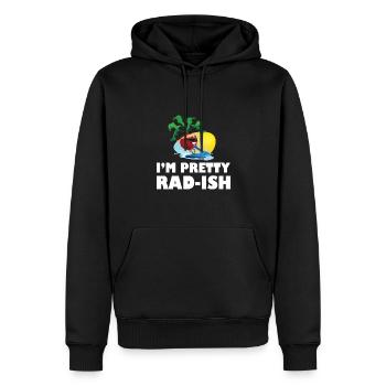 Radieschen Wassersport - Männer Premium Bio Hoodie - Schwarz - Vorne - Nico (187cm)