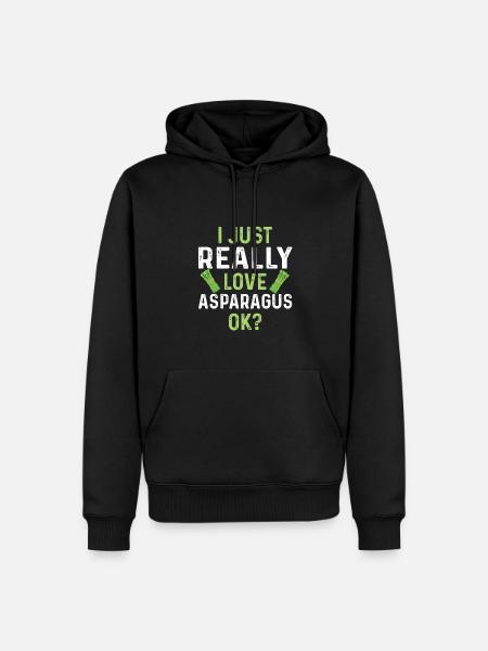 Asparagus Lover T-Shirt - Men’s Premium Organic Hoodie - black