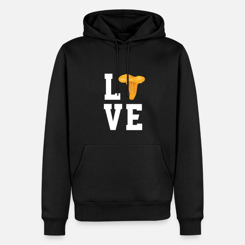 Chère chanterelle - Sweat à capuche Premium bio Homme - noir