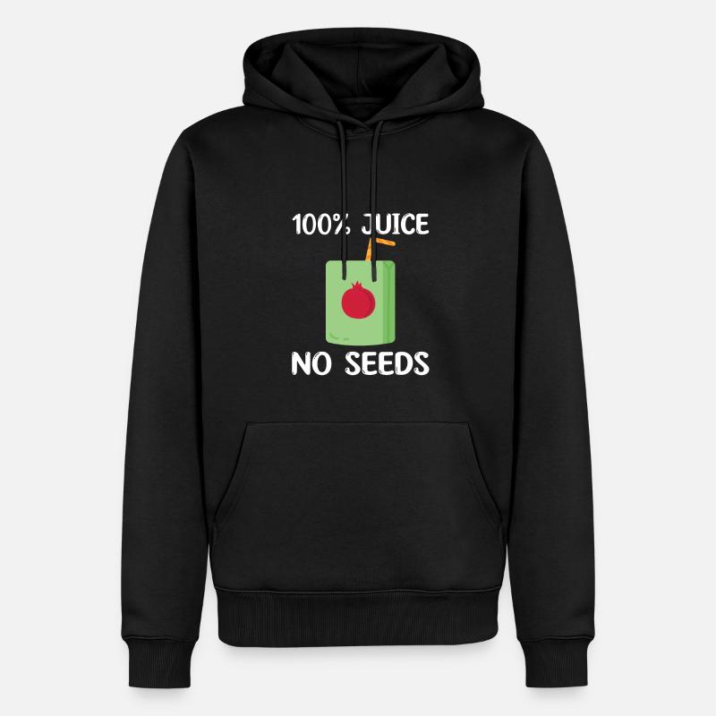 Jus de grenade - Sweat à capuche Premium bio Homme - noir