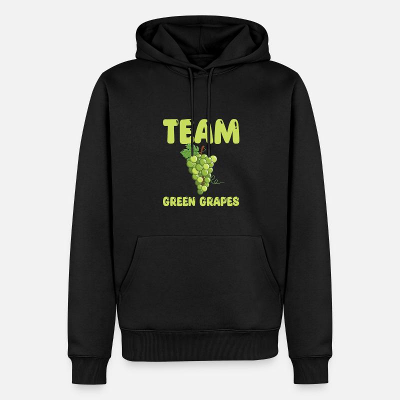 Équipe Green Grapes - Sweat à capuche Premium bio Homme - noir