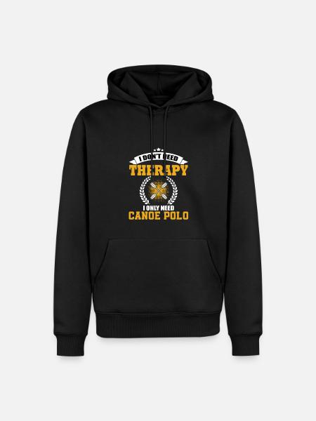 Kanupolo saying - Men’s Premium Organic Hoodie - black
