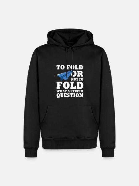 Paper Plane Gift - Men’s Premium Organic Hoodie - black