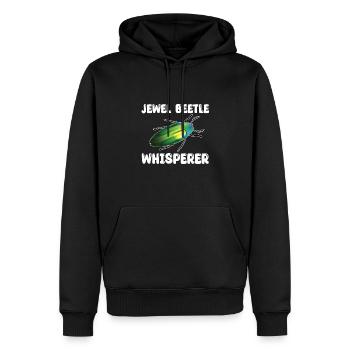 Magnifique Beetle Whisperer - Sweat à capuche Premium bio Homme - noir - Devant - Nico (187cm)