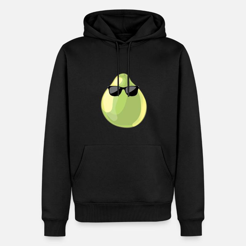 Pomelo - Sweat à capuche Premium bio Homme - noir