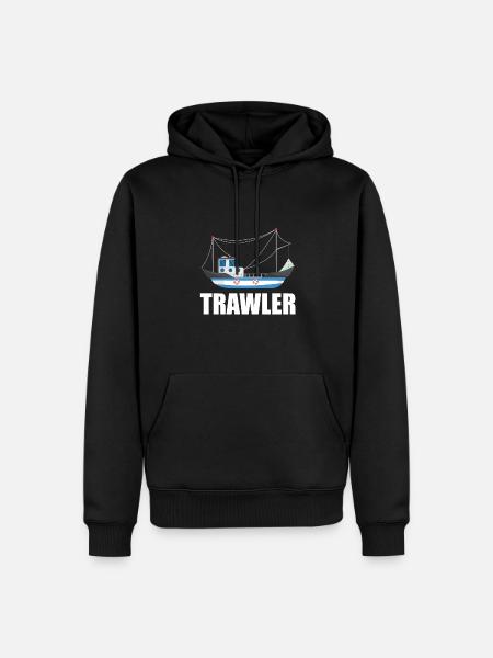 Fischkutter - Männer Premium Bio Hoodie - Schwarz
