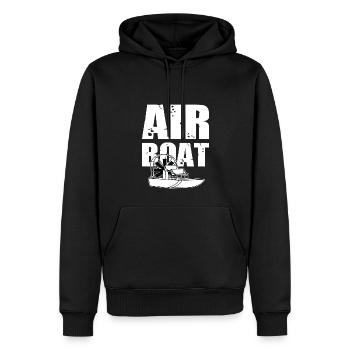 Conception d’hydroglisseur cool - Sweat à capuche Premium bio Homme - noir - Devant - Nico (187cm)