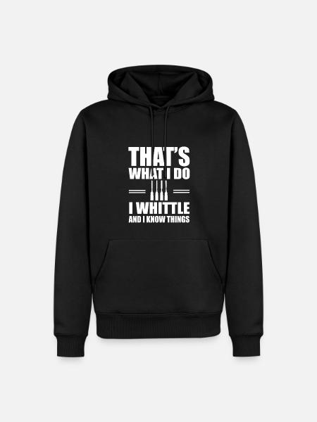 Carve - Men’s Premium Organic Hoodie - black