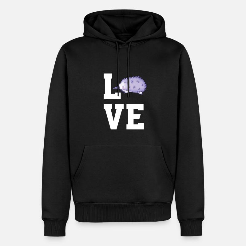 Pavian - Männer Premium Bio Hoodie - Schwarz