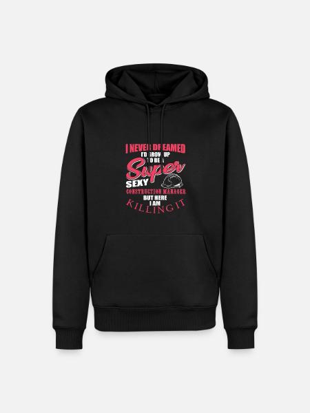 Site Manager Design - Men’s Premium Organic Hoodie - black