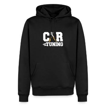 Auto-tuning-outfit - Männer Premium Bio Hoodie - Schwarz - Vorne - Nico (187cm)