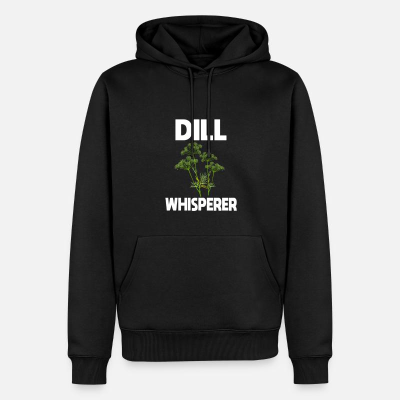 Chuchoteur à l’aneth - Sweat à capuche Premium bio Homme - noir