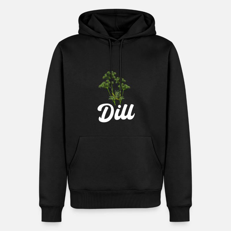 Aneth - Sweat à capuche Premium bio Homme - noir