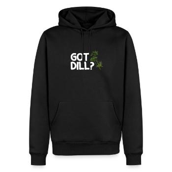 Got Dill Shirt - Männer Premium Bio Hoodie - Schwarz - Vorne - Nico (187cm)