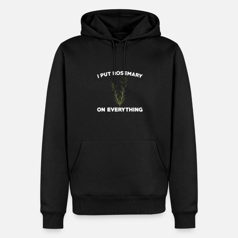 Drôle d’amant de romarin Dicton - Sweat à capuche Premium bio Homme - noir