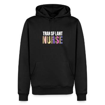 Nette Transplantation Krankenschwester Leopard - Männer Premium Bio Hoodie - Schwarz - Vorne - Nico (187cm)