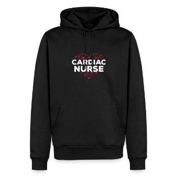 Retro Ferry Vêtements Porte-conteneurs - Sweat à capuche Premium bio Homme - noir - Devant - Nico (187cm)