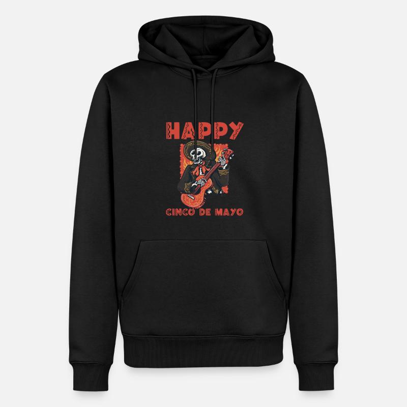Joyeux Cinco de Mayo - Sweat à capuche Premium bio Homme - noir