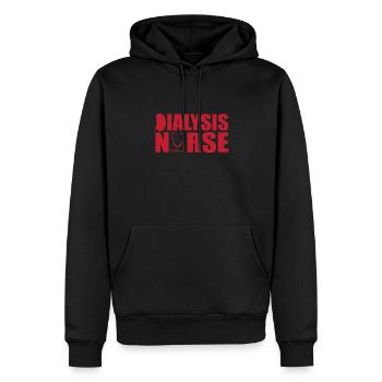 Dialyse Krankenschwester - Männer Premium Bio Hoodie - Schwarz - Vorne - Nico (187cm)
