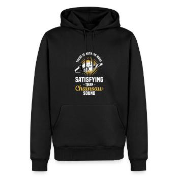 Lustiges Kettensägen-outfit Für Holzfäller - Männer Premium Bio Hoodie - Schwarz - Vorne - Nico (187cm)