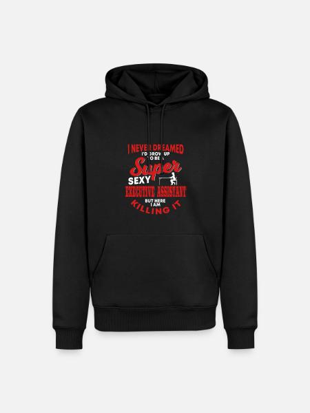 Assistante au conseil d’administration - Sweat à capuche Premium bio Homme - noir