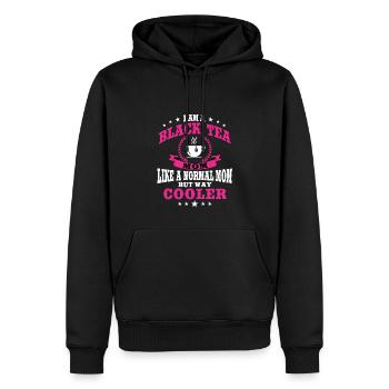 Schwarztee Mama Outfit Zum Muttertag - Männer Premium Bio Hoodie - Schwarz - Vorne - Nico (187cm)