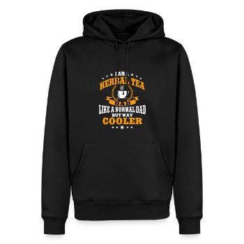 Lustiger Kräutertee Papa Design Männer - Männer Premium Bio Hoodie - Schwarz - Vorne - Nico (187cm)