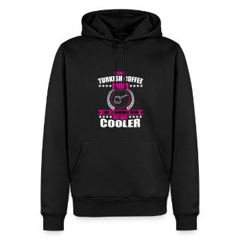 Türkisches Kaffee-mutter-kostüm Zum Muttertag - Männer Premium Bio Hoodie - Schwarz - Vorne - Nico (187cm)