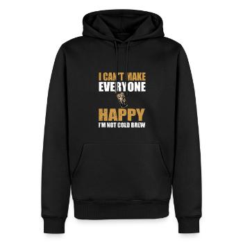 Cold Brew Outfit Liebe Eisgekühlten Sommerkaffee - Männer Premium Bio Hoodie - Schwarz - Vorne - Nico (187cm)