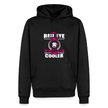 Red Eye Mama - Men’s Premium Organic Hoodie - black - Front - Nico (187cm)