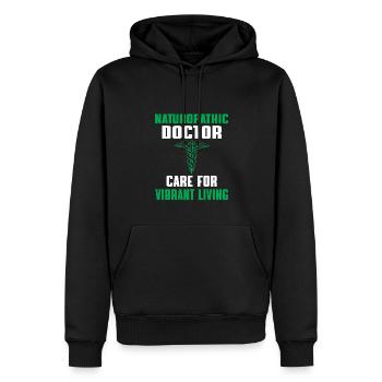 Toller Spruch Naturheilkundlicher Arztes - Männer Premium Bio Hoodie - Schwarz - Vorne - Nico (187cm)