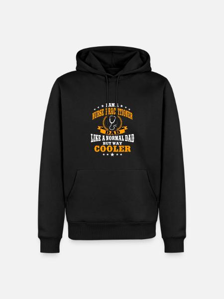 Nurse Dad - Men’s Premium Organic Hoodie - black