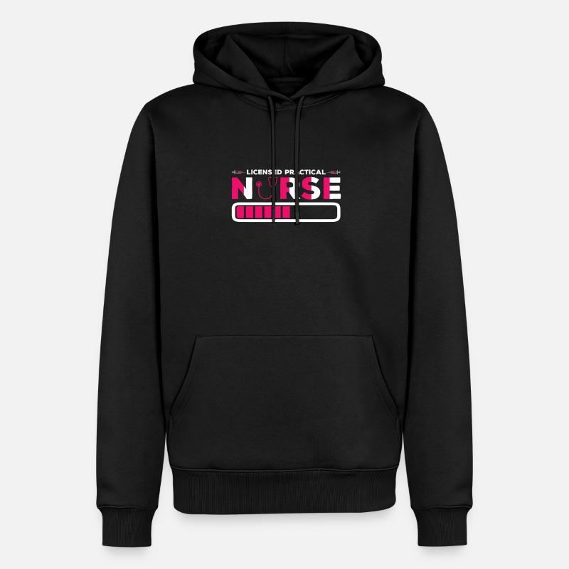 Infirmière IAA - Sweat à capuche Premium bio Homme - noir