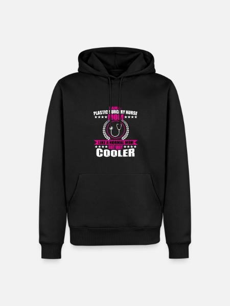 Plastic Surgery Nurse Mom - Men’s Premium Organic Hoodie - black