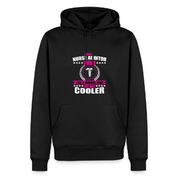 Pflegegutachter Mama Outfit Muttertag - Männer Premium Bio Hoodie - Schwarz - Vorne - Nico (187cm)