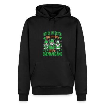Aesthetics Nurse St. Patrick's Day - Men’s Premium Organic Hoodie - black - Front - Nico (187cm)