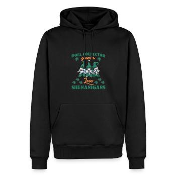 Chemise de la Saint-Patrick de collectionneur de poupées - Sweat à capuche Premium bio Homme - noir - Devant - Nico (187cm)