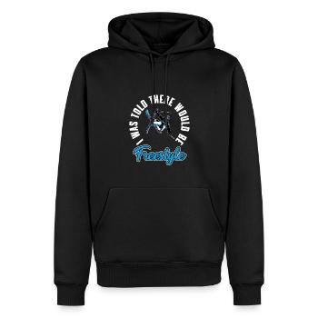 Lustiges Freestyle Ski Design - Männer Premium Bio Hoodie - Schwarz - Vorne - Nico (187cm)