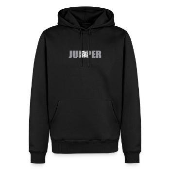 Ski jumper - Men’s Premium Organic Hoodie - black - Front - Nico (187cm)