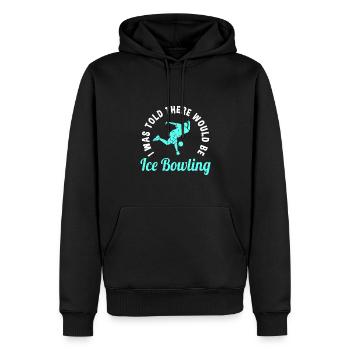 Eis-bowling - Männer Premium Bio Hoodie - Schwarz - Vorne - Nico (187cm)