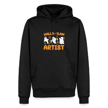 Hallo-glam Artist Make-up Artist Halloween Kostüm - Männer Premium Bio Hoodie - Schwarz - Vorne - Nico (187cm)