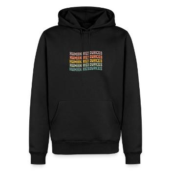 Human Resources - Männer Premium Bio Hoodie - Schwarz - Vorne - Nico (187cm)
