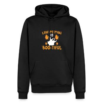 Leaf Peeping Halloween Costume - Men’s Premium Organic Hoodie - black - Front - Nico (187cm)