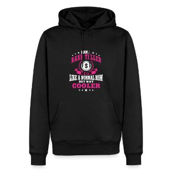 Lustige Bankangestellte Mutter - Männer Premium Bio Hoodie - Schwarz - Vorne - Nico (187cm)