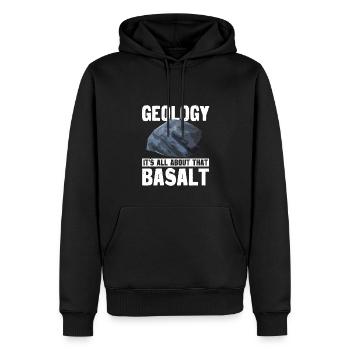 Geologie Basal Gestein - Männer Premium Bio Hoodie - Schwarz - Vorne - Nico (187cm)