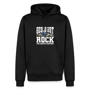 Lustige Geologenbekleidung Geologie - Männer Premium Bio Hoodie - Schwarz - Vorne - Nico (187cm)