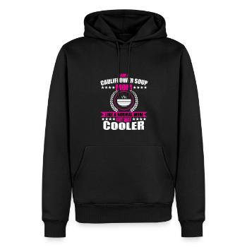 BlumenkBlumenkohlsuppe Mama - Männer Premium Bio Hoodie - Schwarz - Vorne - Nico (187cm)
