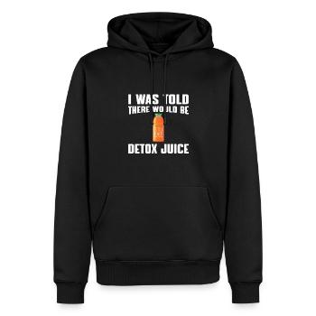 Detox Saft Humor Geschenk - Männer Premium Bio Hoodie - Schwarz - Vorne - Nico (187cm)