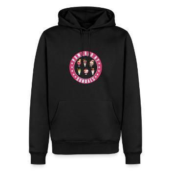 Angetrieben Von Eisbechern - Männer Premium Bio Hoodie - Schwarz - Vorne - Nico (187cm)